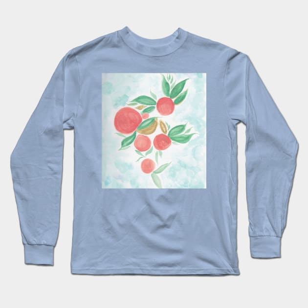 Tangerine Dreams Long Sleeve T-Shirt by Hermanitas Design